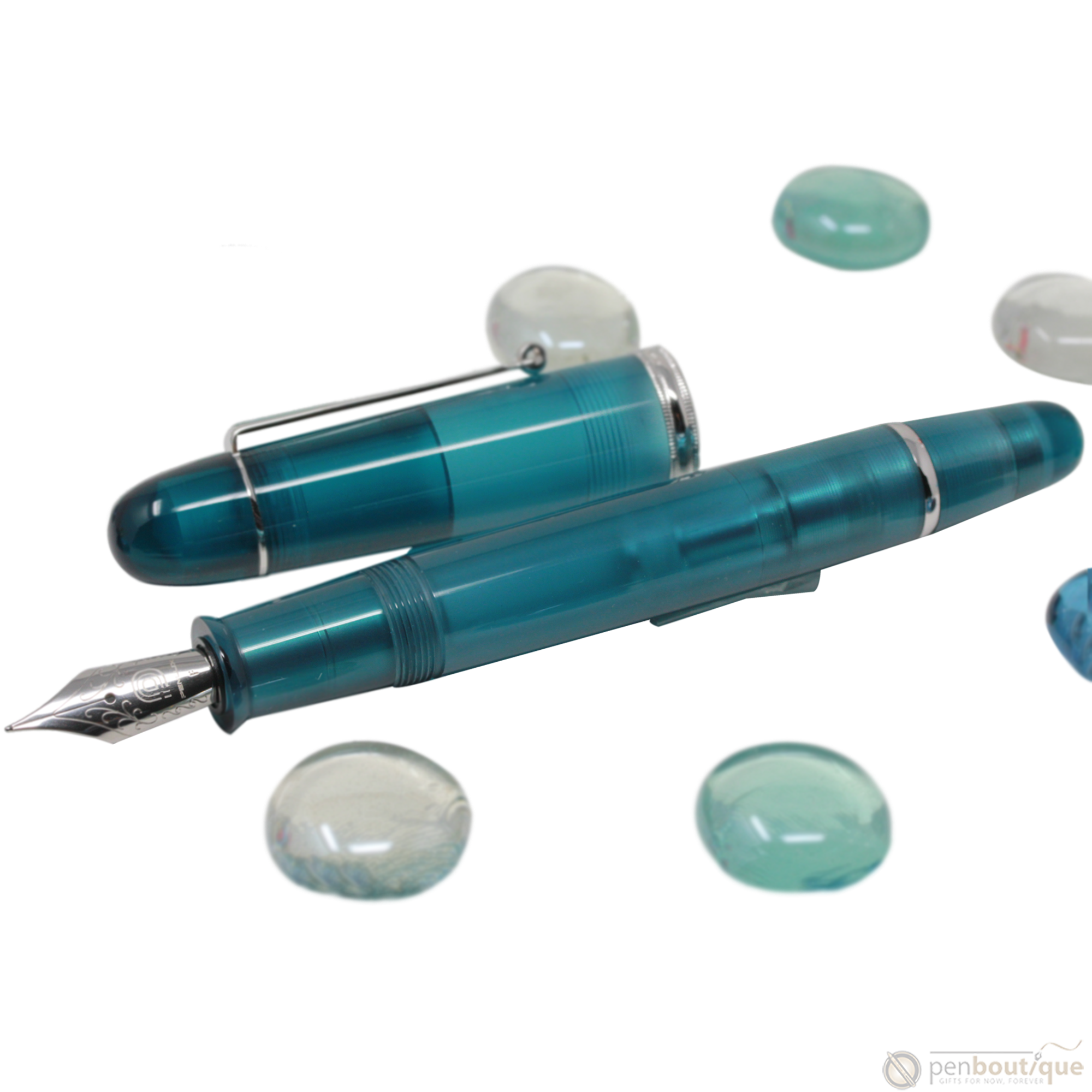 Penlux Masterpiece Grande Fountain Pen - Deep Sea-Pen Boutique Ltd