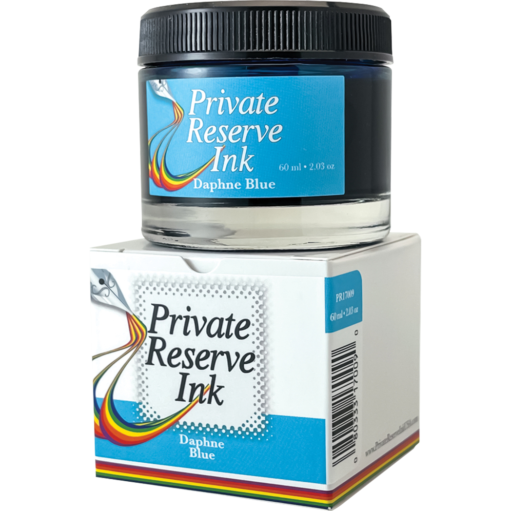 Private Reserve Winter Color Ink Bottle - Daphne Blue - 60ml-Pen Boutique Ltd