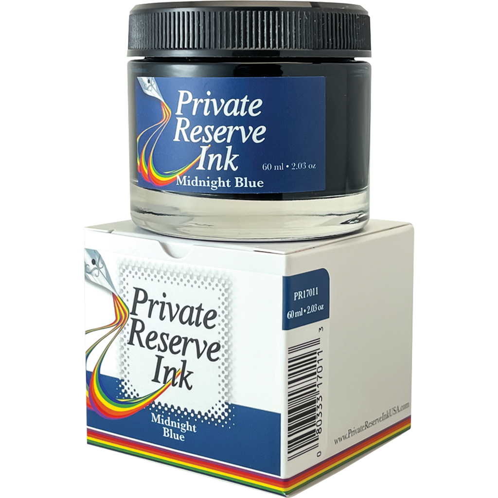 Private Reserve Winter Color Ink Bottle - Midnight Blue - 60ml-Pen Boutique Ltd