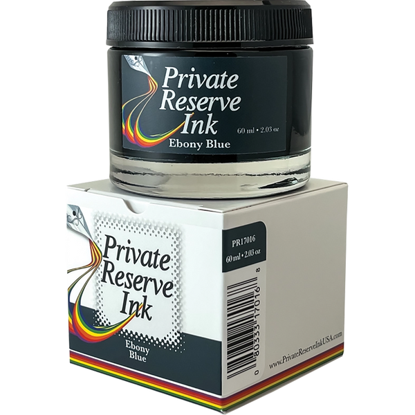 Private Reserve Winter Color Ink Bottle - Ebony Blue - 60ml-Pen Boutique Ltd