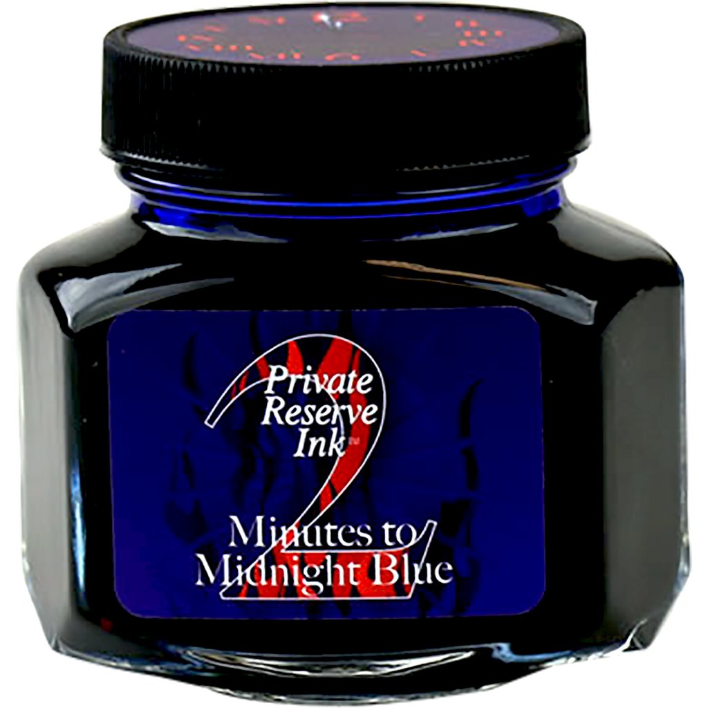 Private Reserve Ink Bottle - Limited Edition - 2 Minutes to Midnight Blue - 110ml-Pen Boutique Ltd