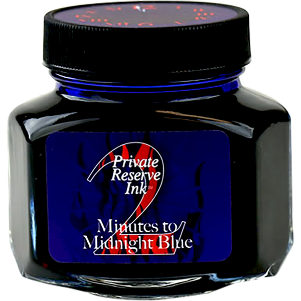 Private Reserve Ink Bottle - Limited Edition - 2 Minutes to Midnight Blue - 110ml-Pen Boutique Ltd