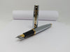 Sheaffer 300 Fountain Pen - Gold Plated Trim - Chrome - Stainless Steel-Pen Boutique Ltd