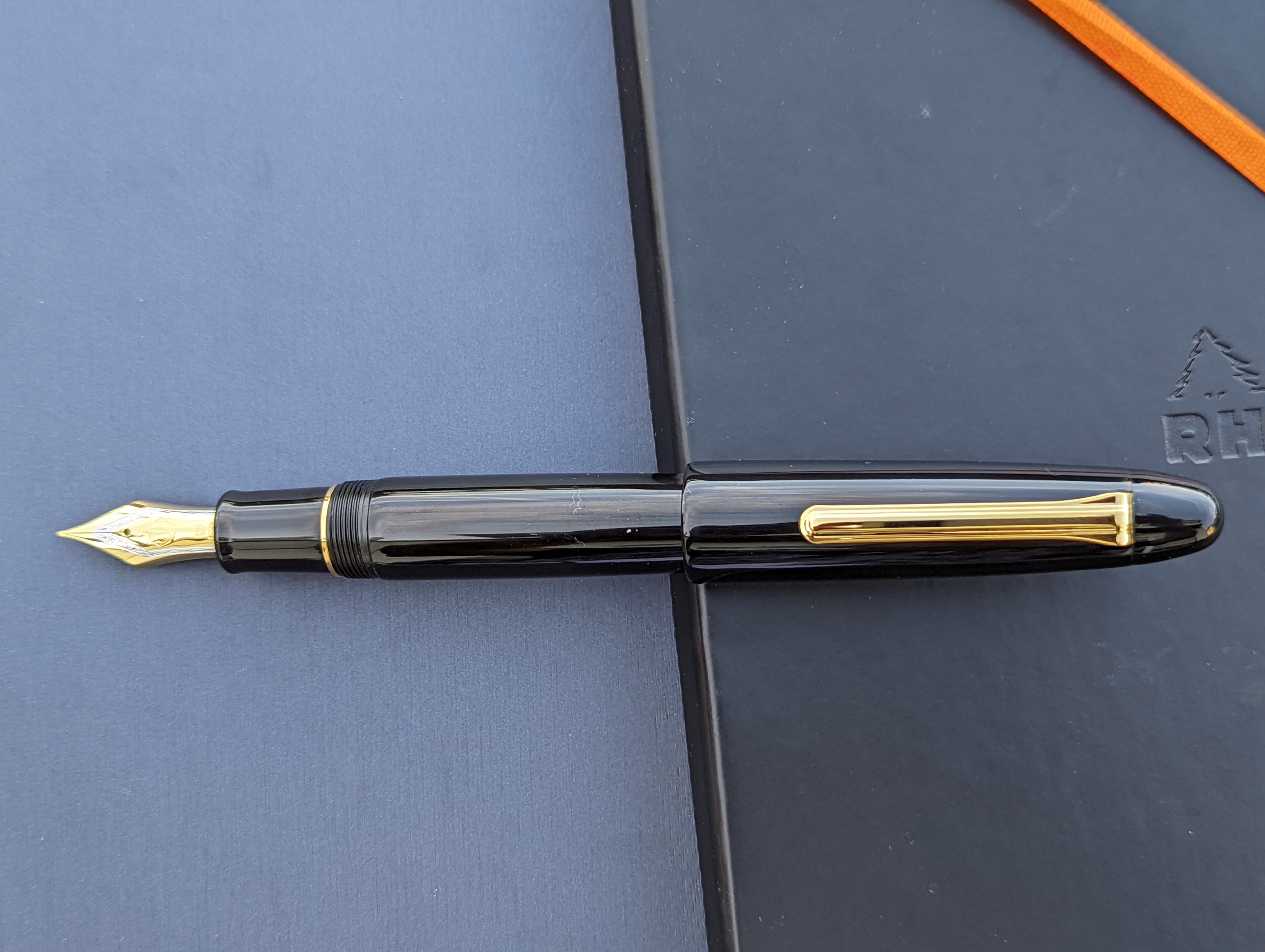 Sailor Fountain Pen - King of Pens - Urushi 'Kaga' Amber (Bespoke Dealer Exclusive)-Pen Boutique Ltd