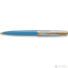 Parker 51 Ballpoint Pen - Premium Turquoise - Gold Trim-Pen Boutique Ltd