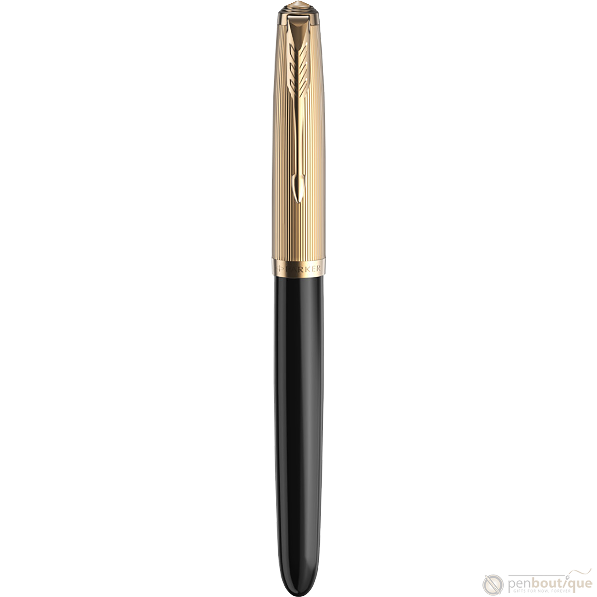 Parker 51 Next Generation Fountain Pen - Deluxe Black - Gold Trim-Pen Boutique Ltd