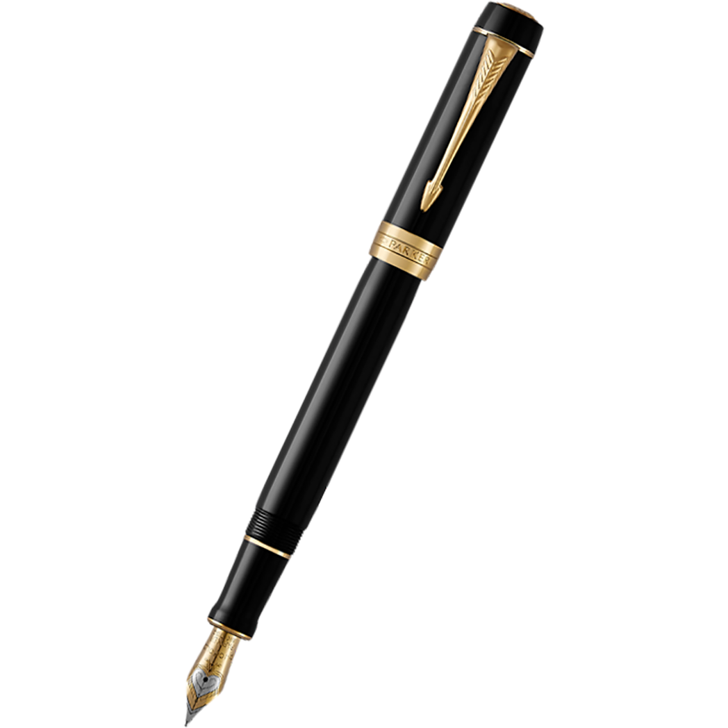 Parker Duofold Classic Black w GT Cent. Fountain Pen-Pen Boutique Ltd