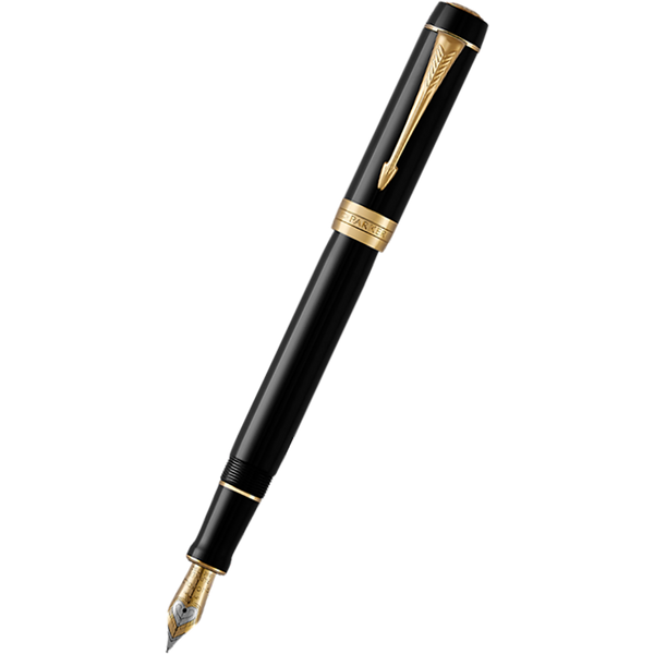 Parker Duofold Classic Black w GT Cent. Fountain Pen-Pen Boutique Ltd