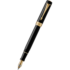Parker Duofold Classic Black w GT Cent. Fountain Pen-Pen Boutique Ltd