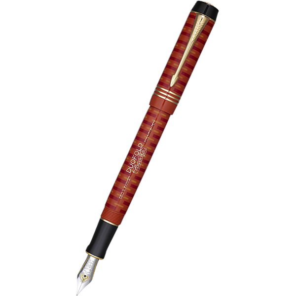 Parker Duofold Fountain Pen - Special Edition - Big Red - Gold Trim - Centennial-Pen Boutique Ltd