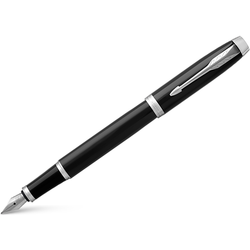 Parker IM Black with Chrome Trim Fountain Pen-Pen Boutique Ltd