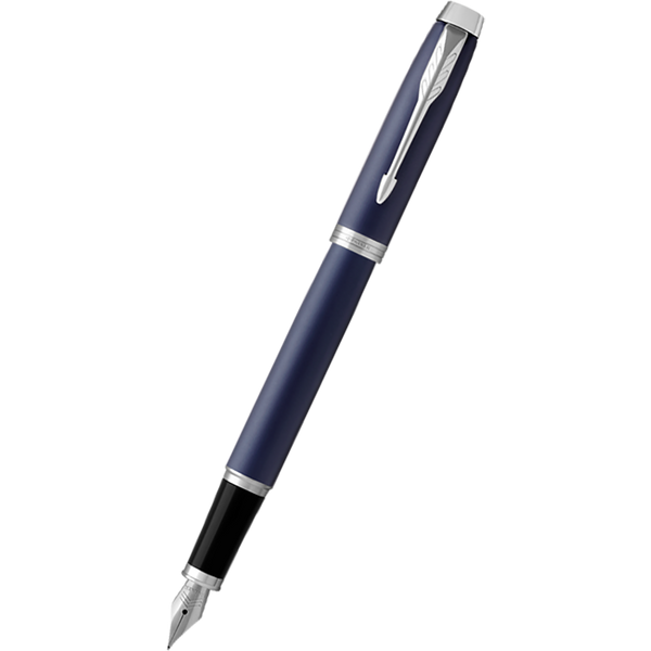 Parker IM Blue with Chrome Trim Fountain Pen-Pen Boutique Ltd