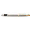 Parker IM Brushed Metal with Gold Trim Fountain Pen-Pen Boutique Ltd