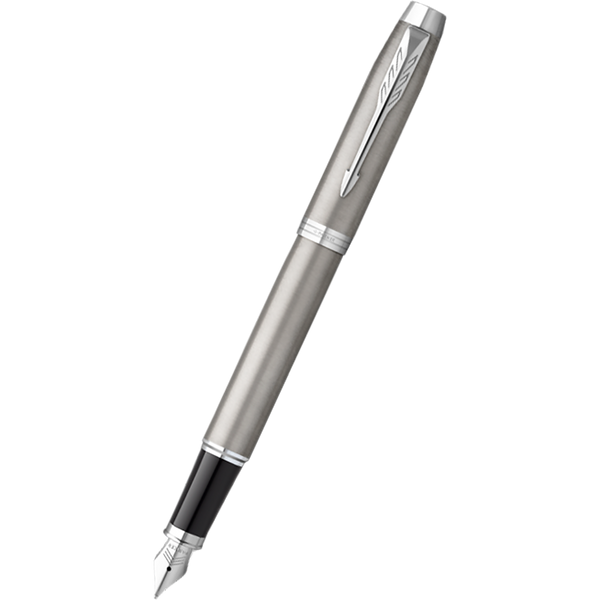 Parker IM Fountain Pen - Stainless Steel - Chrome Trim-Pen Boutique Ltd