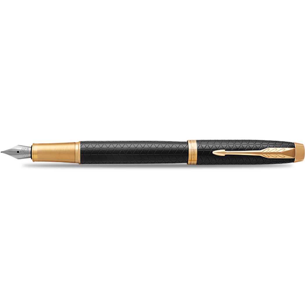 Parker IM Premium Black with Gold Trim Fountain Pen-Pen Boutique Ltd