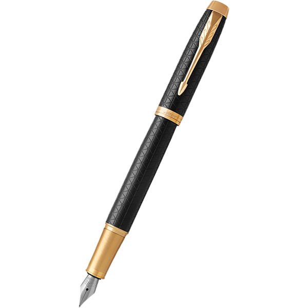 Parker IM Premium Black with Gold Trim Fountain Pen-Pen Boutique Ltd