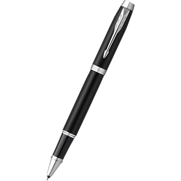 Parker IM Rollerball Pen - Black - Chrome Trim-Pen Boutique Ltd