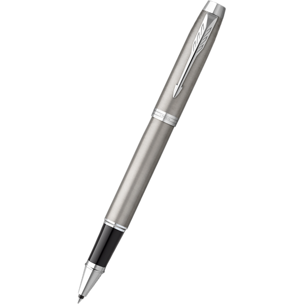 Parker IM Rollerball Pen - Stainless Steel - Chrome Trim-Pen Boutique Ltd