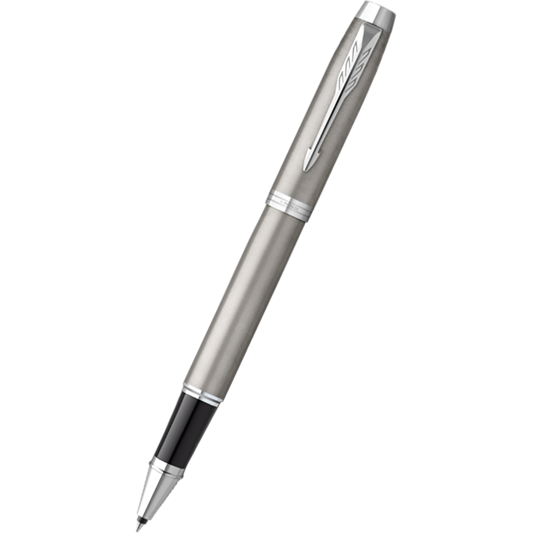 Parker IM Rollerball Pen - Stainless Steel - Chrome Trim-Pen Boutique Ltd