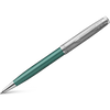 Parker Sonnet Ballpoint Pen - Metal & Green-Pen Boutique Ltd