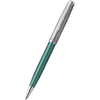 Parker Sonnet Ballpoint Pen - Metal & Green-Pen Boutique Ltd