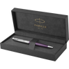 Parker Sonnet Ballpoint Pen - Metal & Violet-Pen Boutique Ltd