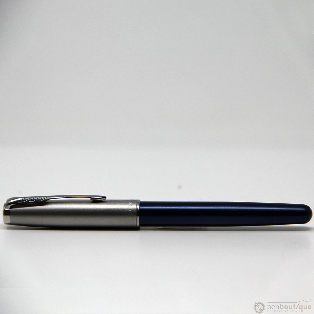 Parker Sonnet Rollerball Pen - Blue - Chrome Trim-Pen Boutique Ltd