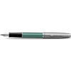 Parker Sonnet Fountain Pen - Metal & Green-Pen Boutique Ltd