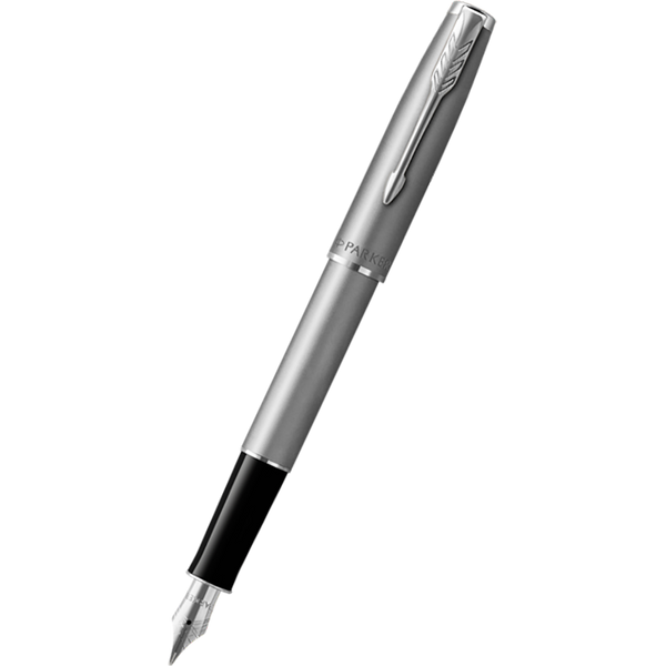 Parker Sonnet Fountain Pen - Stainless Steel - Chrome Trim-Pen Boutique Ltd