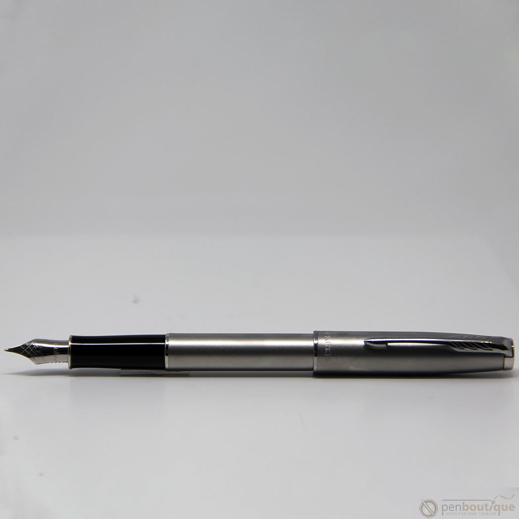 Parker Sonnet Fountain Pen - Stainless Steel - Chrome Trim-Pen Boutique Ltd