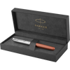 Parker Sonnet Fountain Pen - Metal & Orange-Pen Boutique Ltd