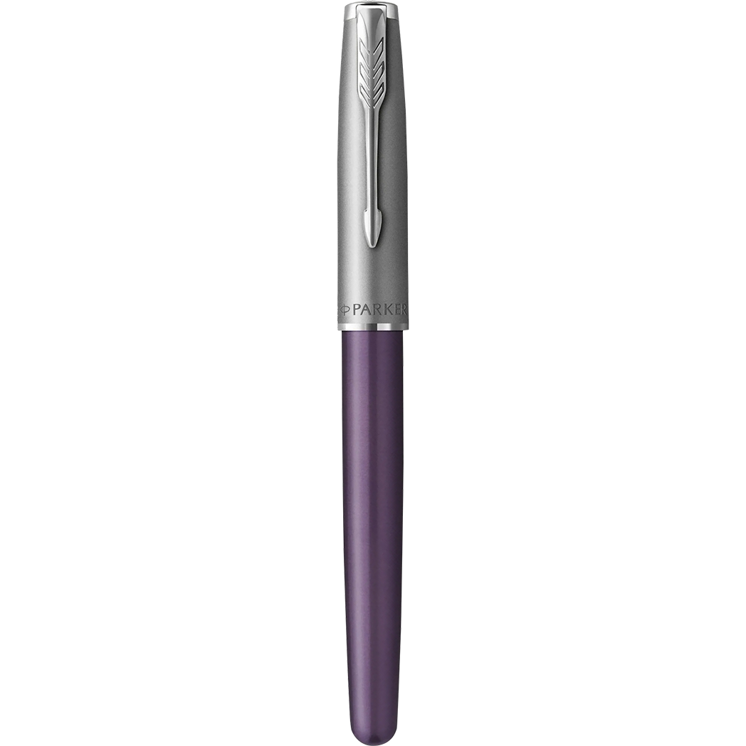 Parker Sonnet Fountain Pen - Metal & Violet-Pen Boutique Ltd