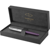 Parker Sonnet Rollerball Pen - Metal & Violet-Pen Boutique Ltd