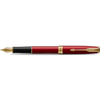 Parker Sonnet Red Lacquer with Gold Trim Fountain Pen-Pen Boutique Ltd