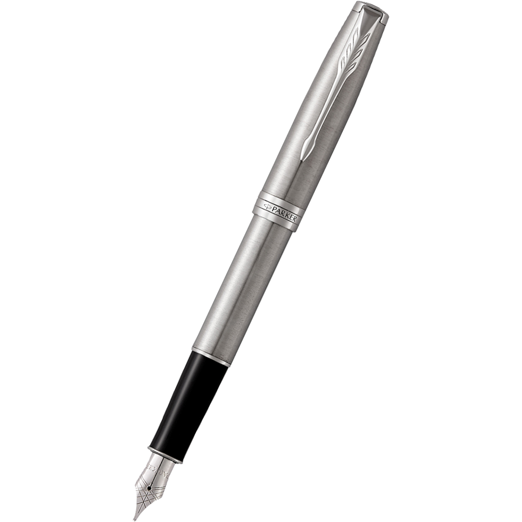 Parker Sonnet Fountain Pen - Stainless Steel - Chrome Trim