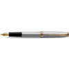 Parker Sonnet Stainless Steel with Gold Trim Fountain Pen-Pen Boutique Ltd