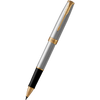 Parker Sonnet Stainless Steel with Gold Trim Rollerball Pen-Pen Boutique Ltd