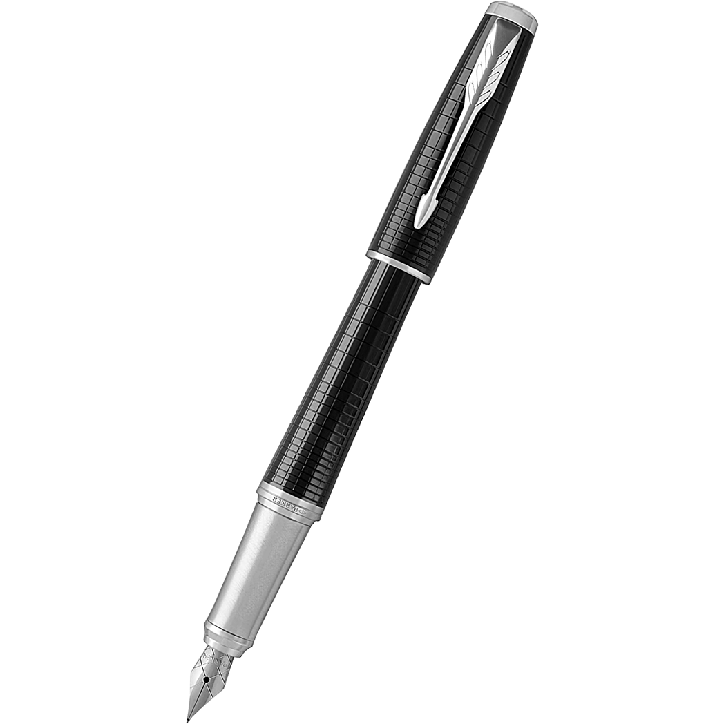 Parker Urban Premium Ebony Metal Chiselled CT Ballpoint Pen In Cover