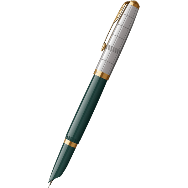Parker 51 Fountain Pen - Premium Forest Green - Gold Trim-Pen Boutique Ltd