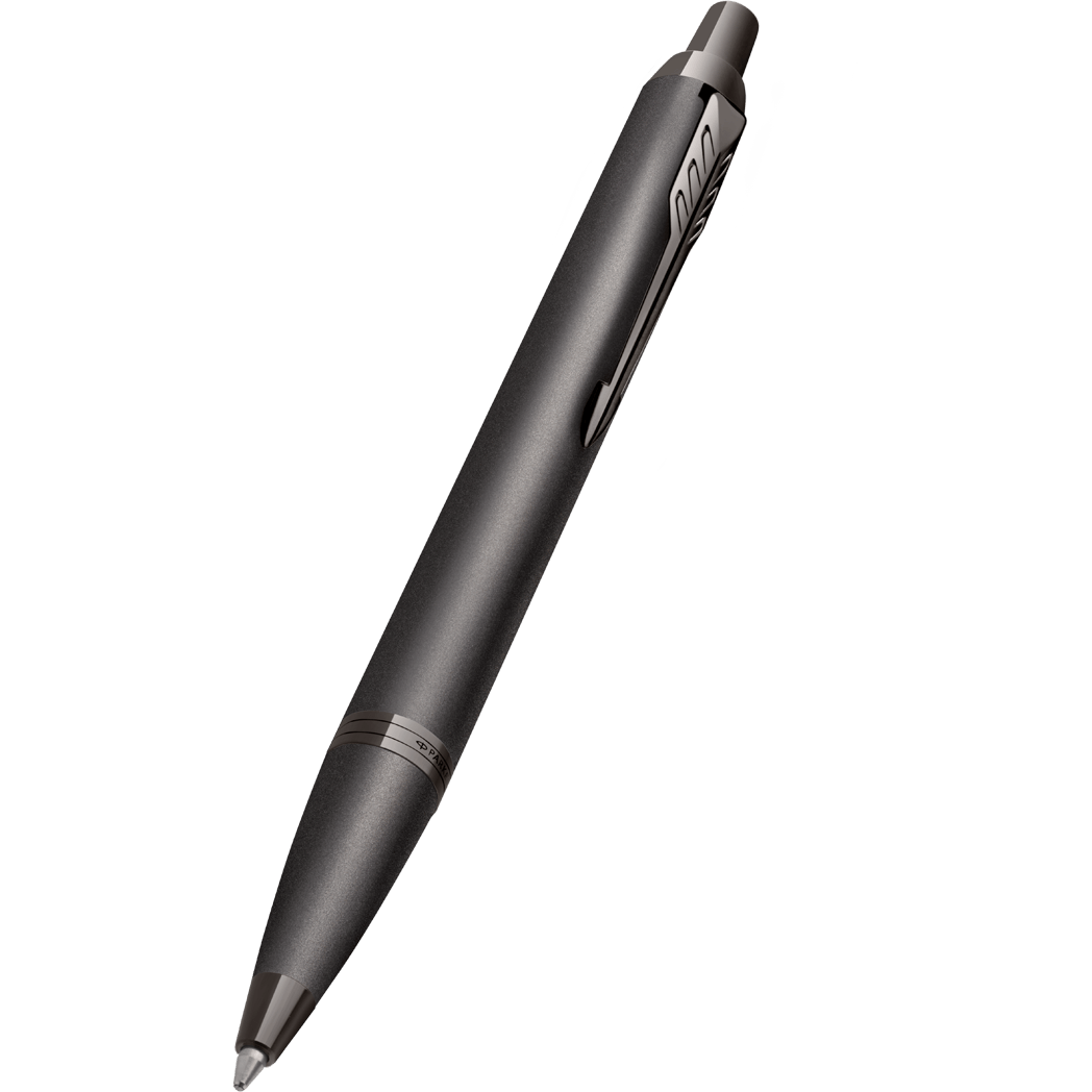 Parker IM Ballpoint Pen - Monochrome - Titanium-Pen Boutique Ltd