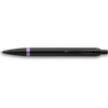 Parker IM Ballpoint Pen - Satin Black - Amethyst Purple Ring-Pen Boutique Ltd