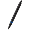 Parker IM Ballpoint Pen - Satin Black - Marine Blue Ring-Pen Boutique Ltd