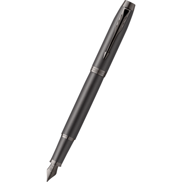 Parker IM Fountain Pen - Monochrome - Titanium-Pen Boutique Ltd
