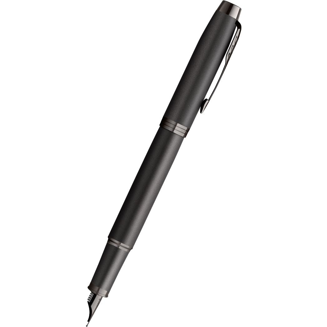 Parker IM Fountain Pen - Monochrome - Titanium-Pen Boutique Ltd