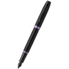 Parker IM Fountain Pen - Satin Black - Amethyst Purple Ring-Pen Boutique Ltd