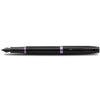 Parker IM Fountain Pen - Satin Black - Amethyst Purple Ring-Pen Boutique Ltd