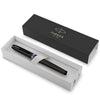 Parker IM Fountain Pen - Satin Black - Amethyst Purple Ring-Pen Boutique Ltd