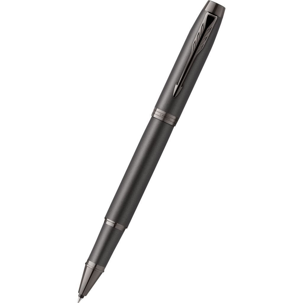 Parker IM Rollerball Pen - Monochrome - Titanium-Pen Boutique Ltd