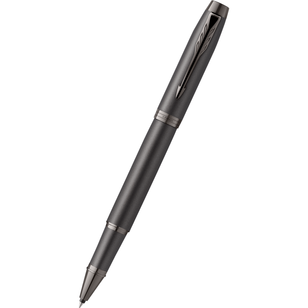 Parker IM Rollerball Pen - Monochrome - Titanium-Pen Boutique Ltd