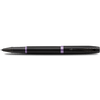 Parker IM Rollerball Pen - Satin Black - Amethyst Purple Ring-Pen Boutique Ltd